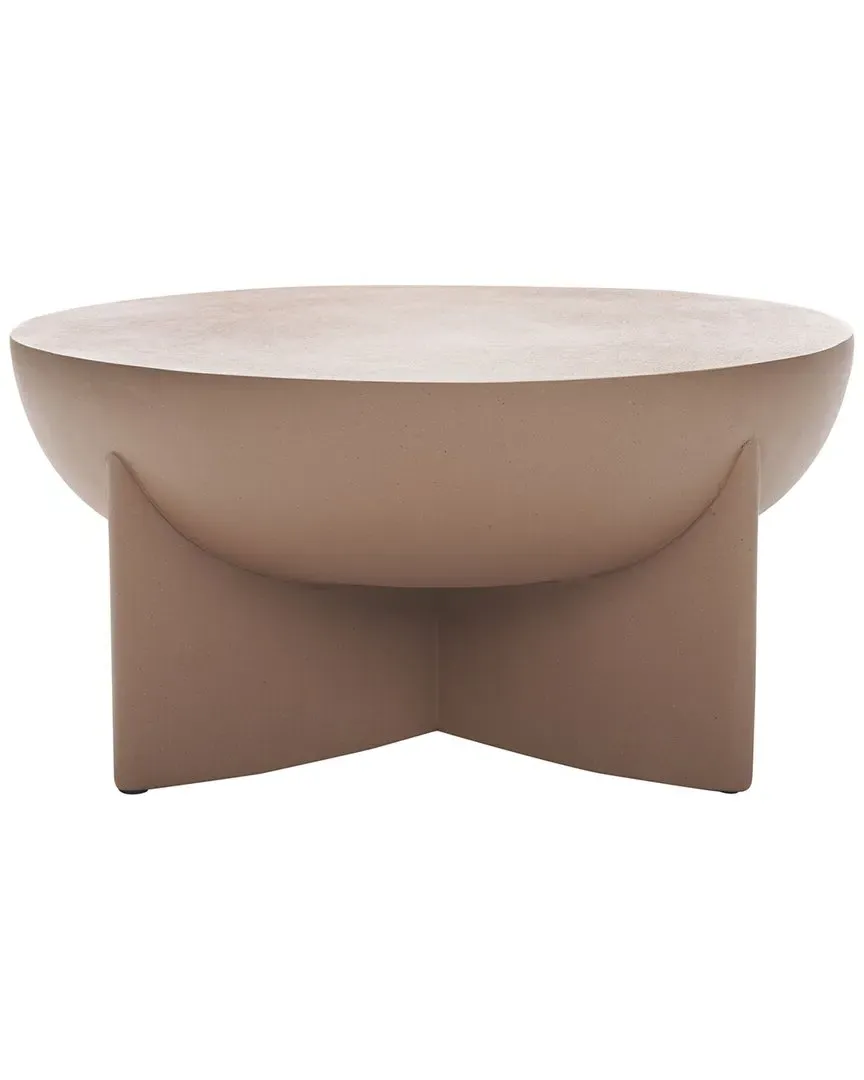 Devan Round Coffee Table - Terracotta
