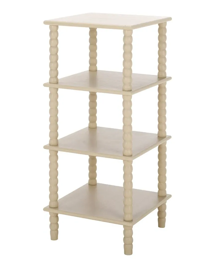 Dilyn 4-Tier Shelving Unit - Sand, Pine Wood