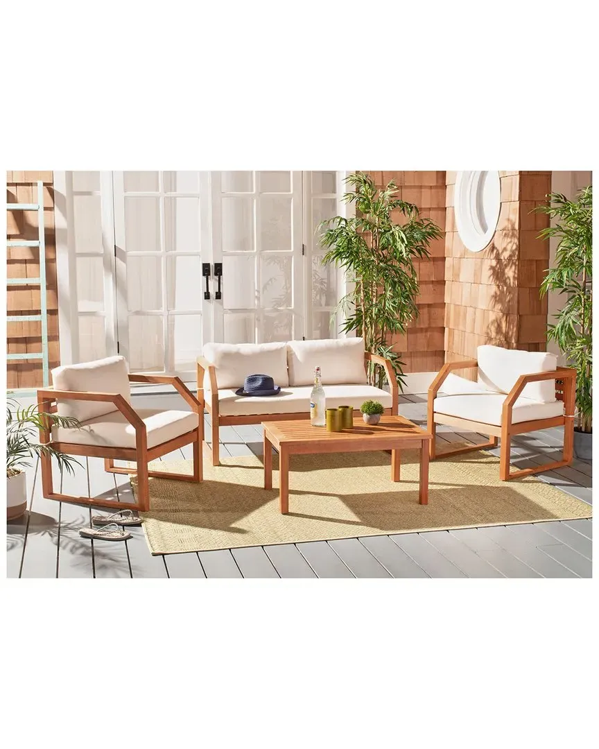 Dren 4pc Outdoor Living Set - Brown