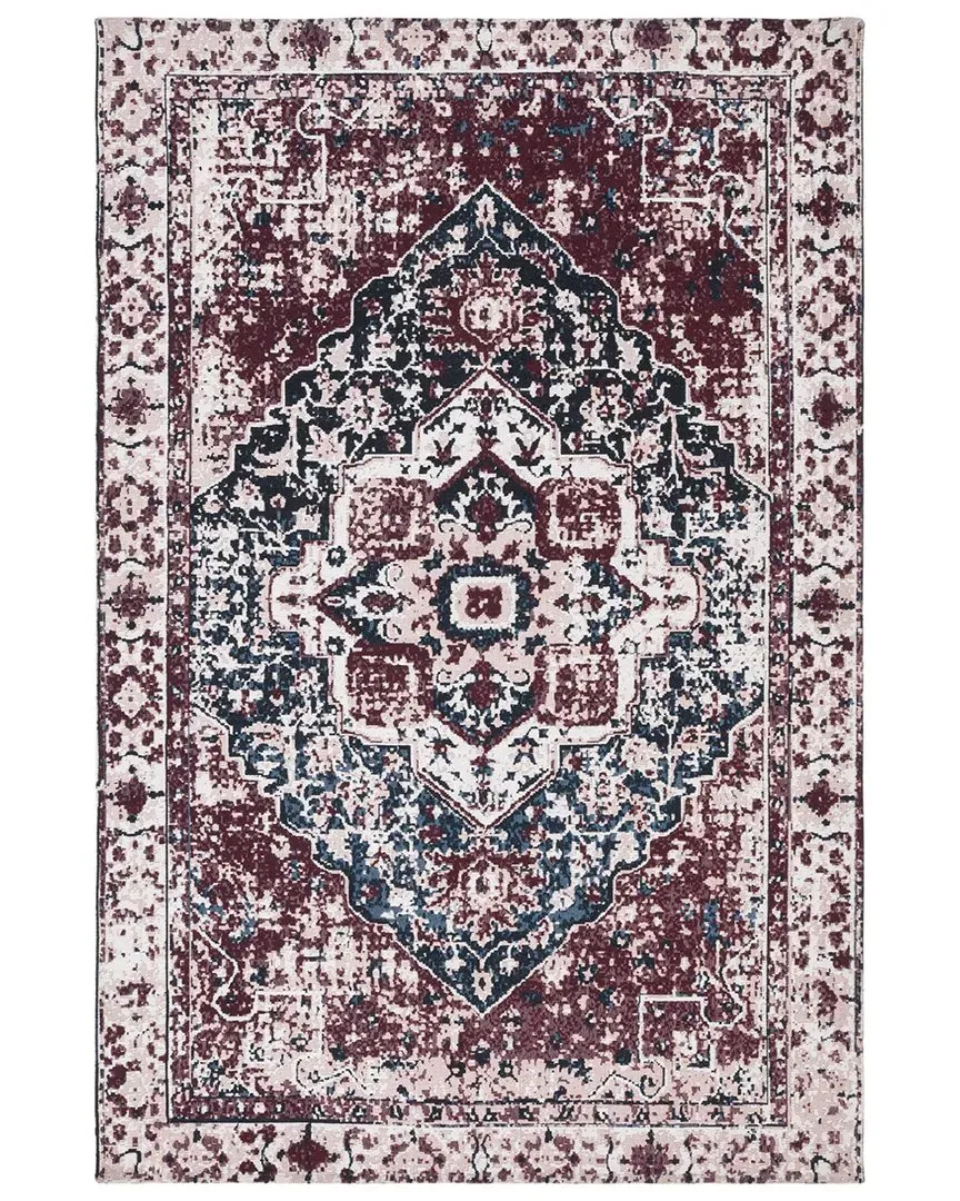 Easy Care Cotton-Blend Rug - Red