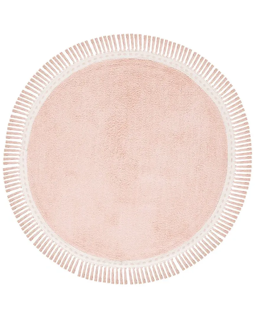 Easy Care Cotton Rug - Pink