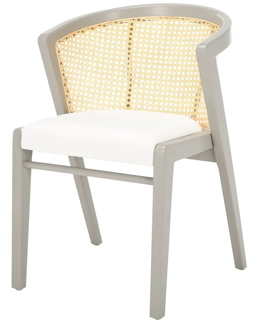 Edan Barrel Back Dining Chair - Grey, Rattan
