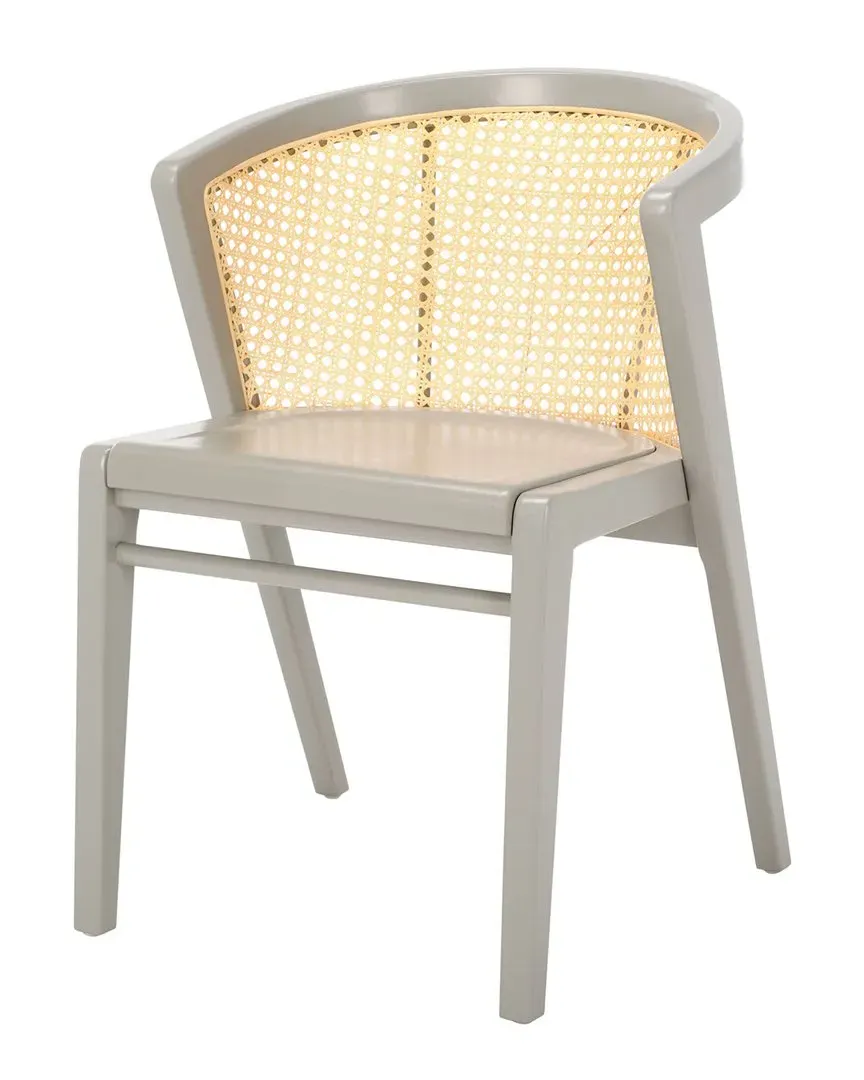 Edan Barrel Back Dining Chair - Grey, Rattan