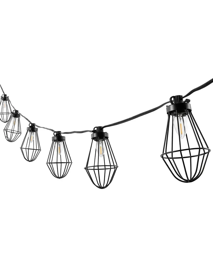 Ellina LED Outdoor String Lights - Black