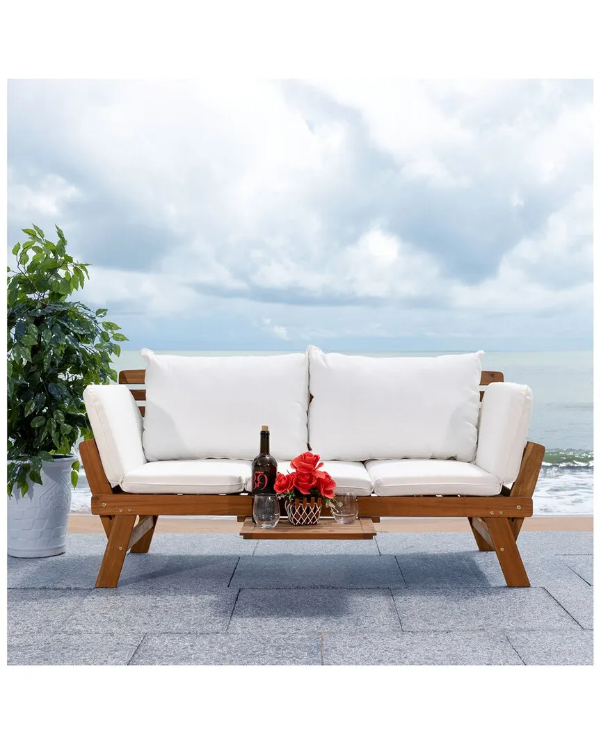 Emely Outdoor Daybed with Expanding Frame - Beige, Wood image