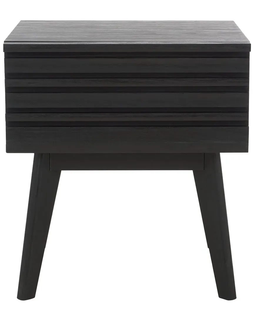 Esma 1-Drawer Nightstand - Black image