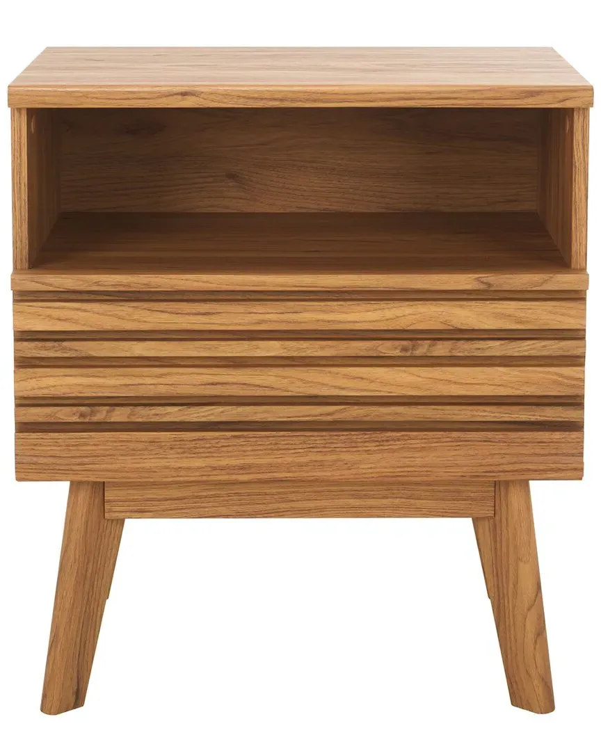 Esma 1-Drawer Nightstand - Oak