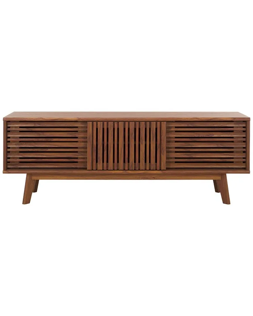Esma 3-Door Media Stand - Walnut