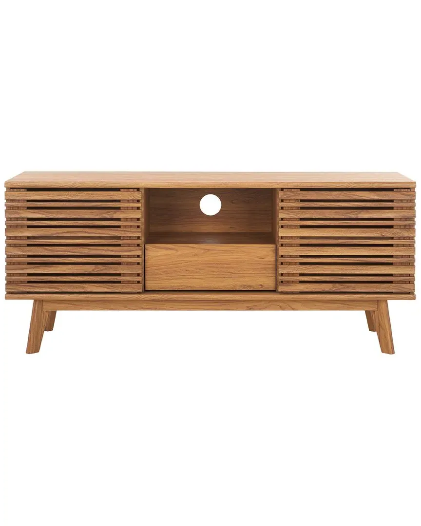Esma Low Sideboard with Storage - Oak