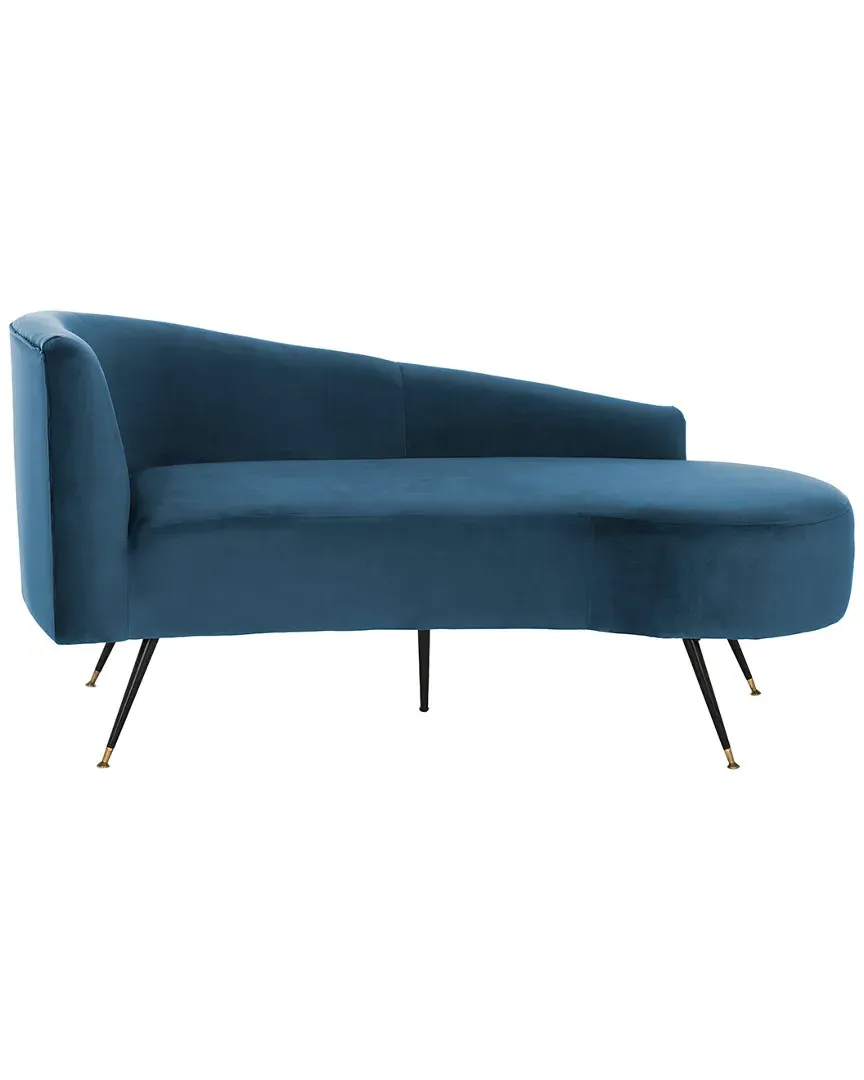 Evangeline Parisian Settee - Navy, Iron