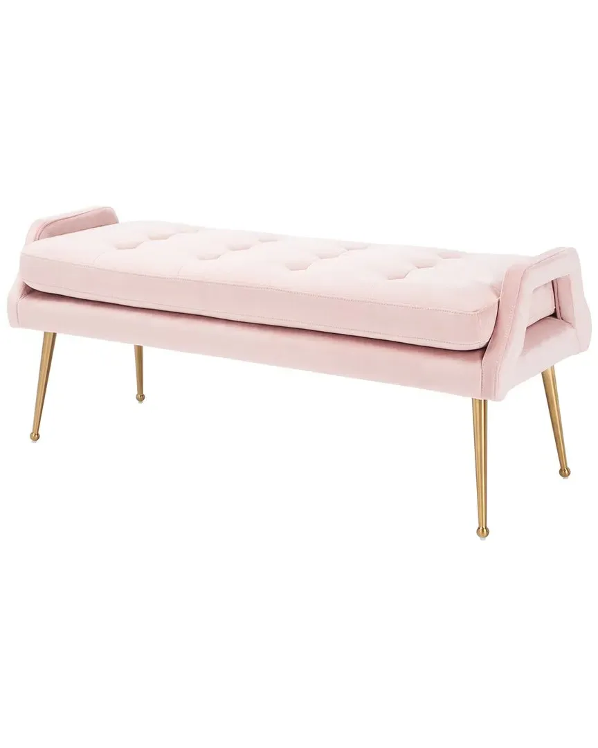 Everdeen Bench - Pink, Velvet