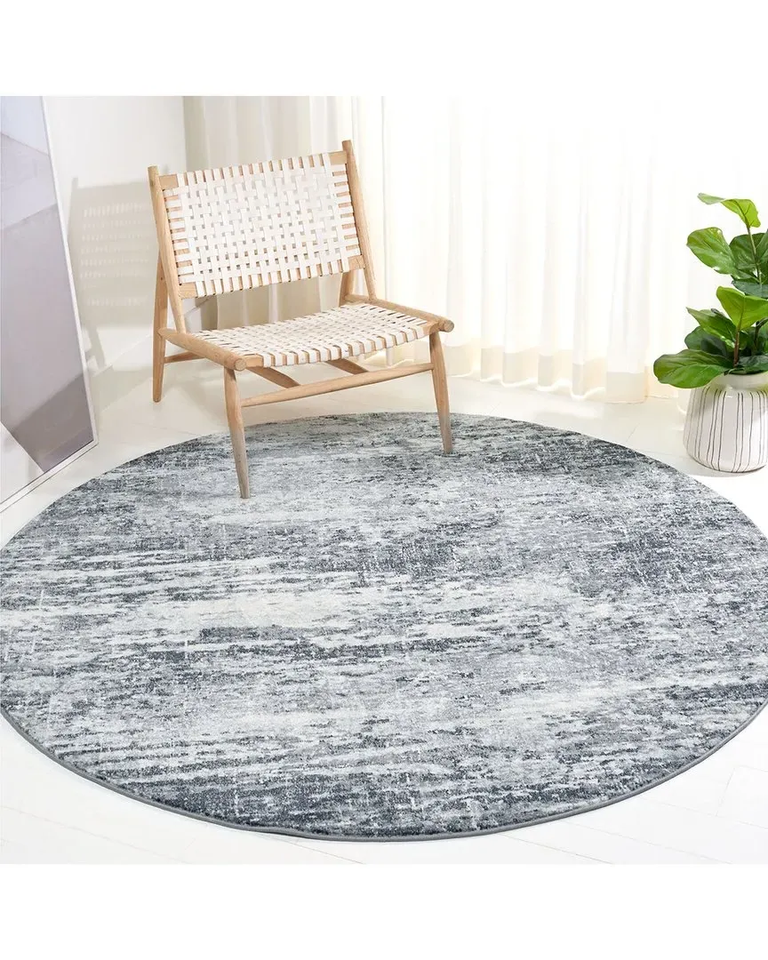 Evoke Power-Loomed Rug with Distressed Pattern - Ivory