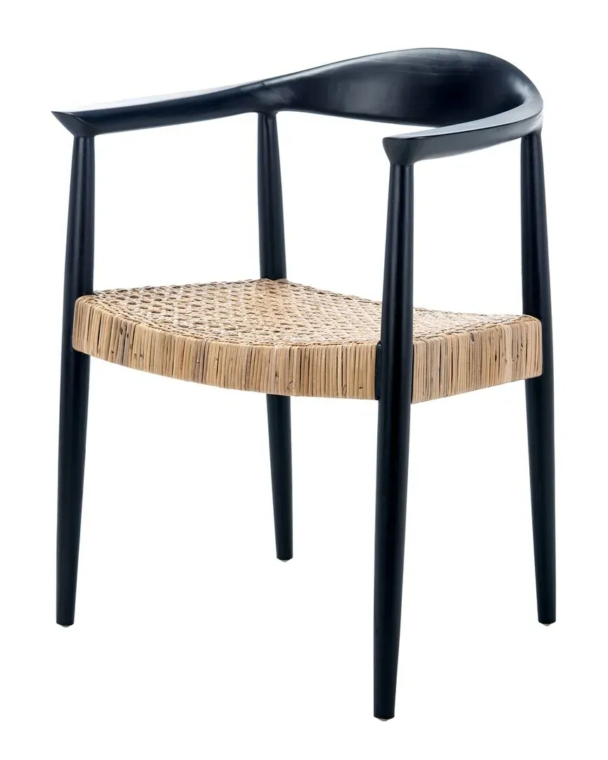 Eyre Rattan Peel Accent Chair - Black image