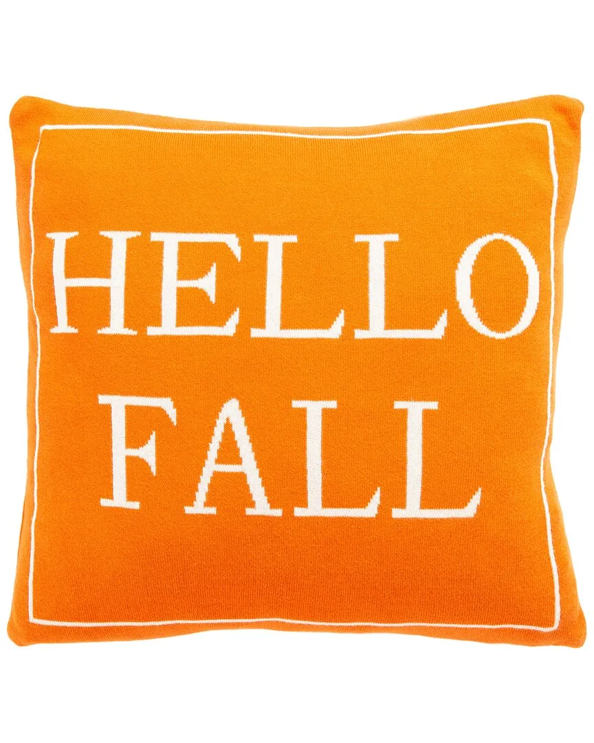 Fall Pillow - Orange, Cotton image
