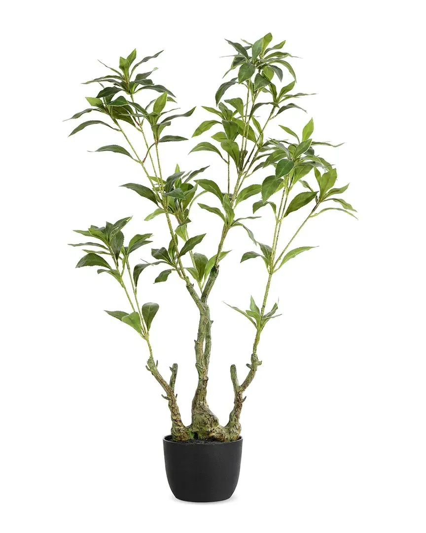 Faux 32in Potted Pieris Japonica Plant - Green