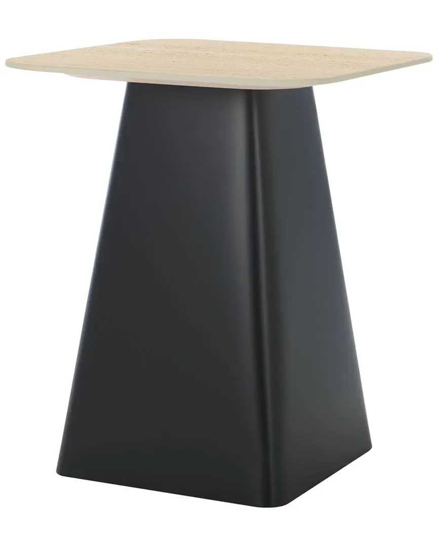 Fedo Tall Side Table - Beige, Marble image