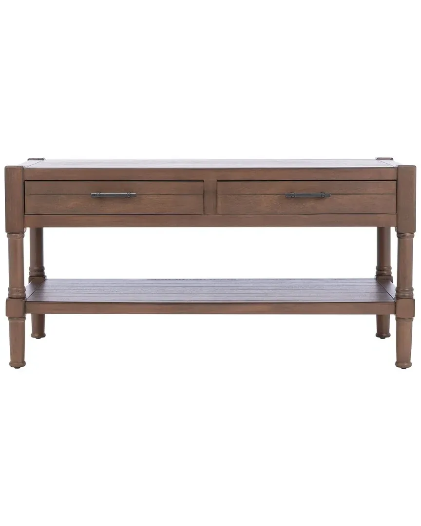 Filbert 2-Drawer Coffee Table - Brown, Pine