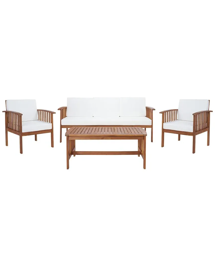 Finnick 4-Piece Outdoor Living Set - Natural, Wood image