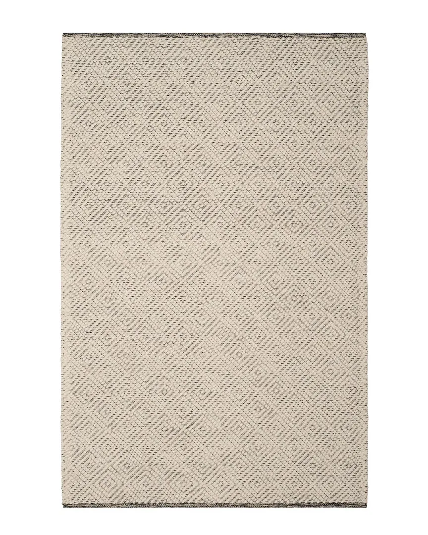 Flat Weave Rug - Ivory, Wool Cotton