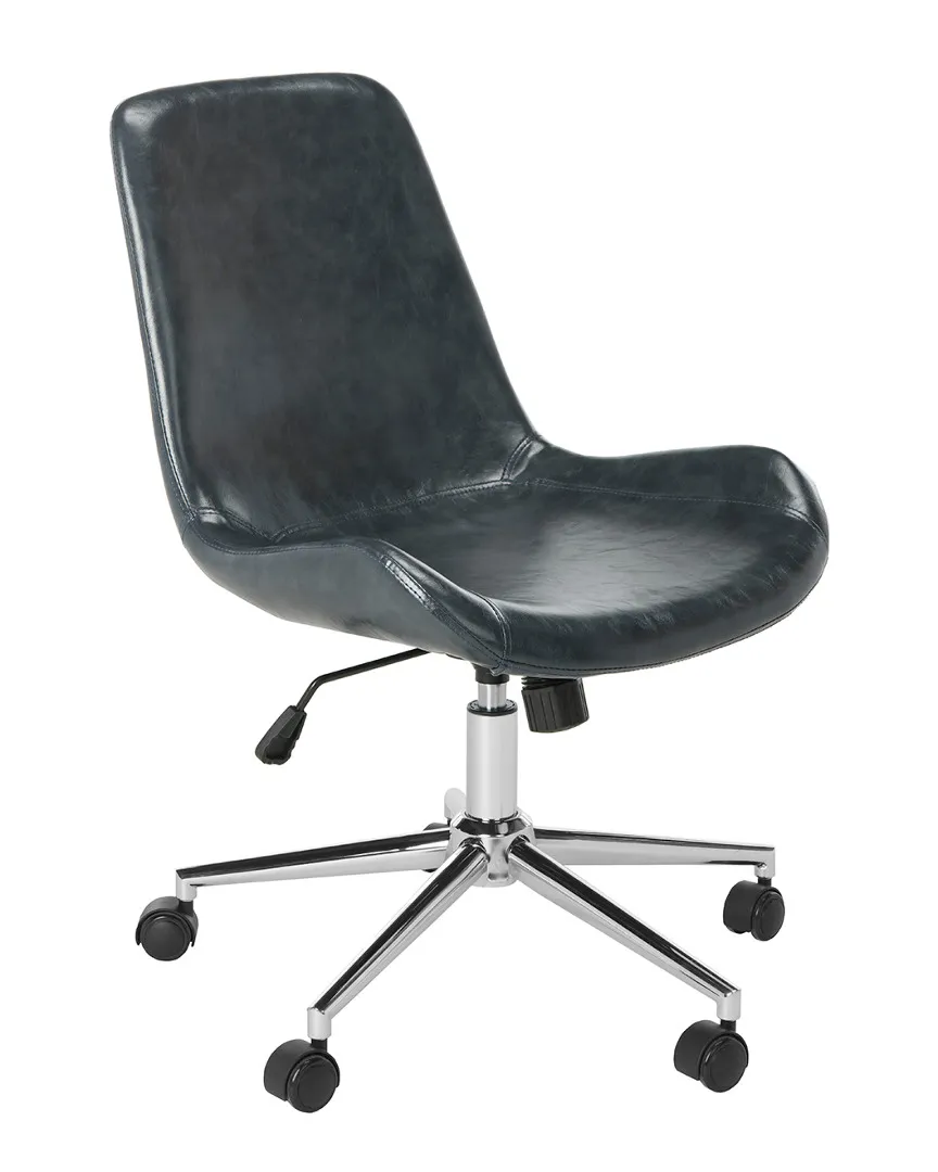 Fletcher Swivel Office Chair - Dark Grey, Iron