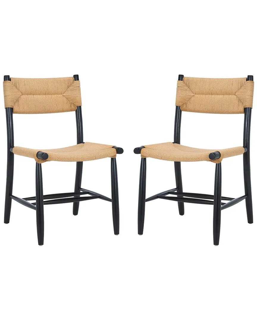 Floryn Set of 2 Rope Dining Chairs - Natural, Paper String