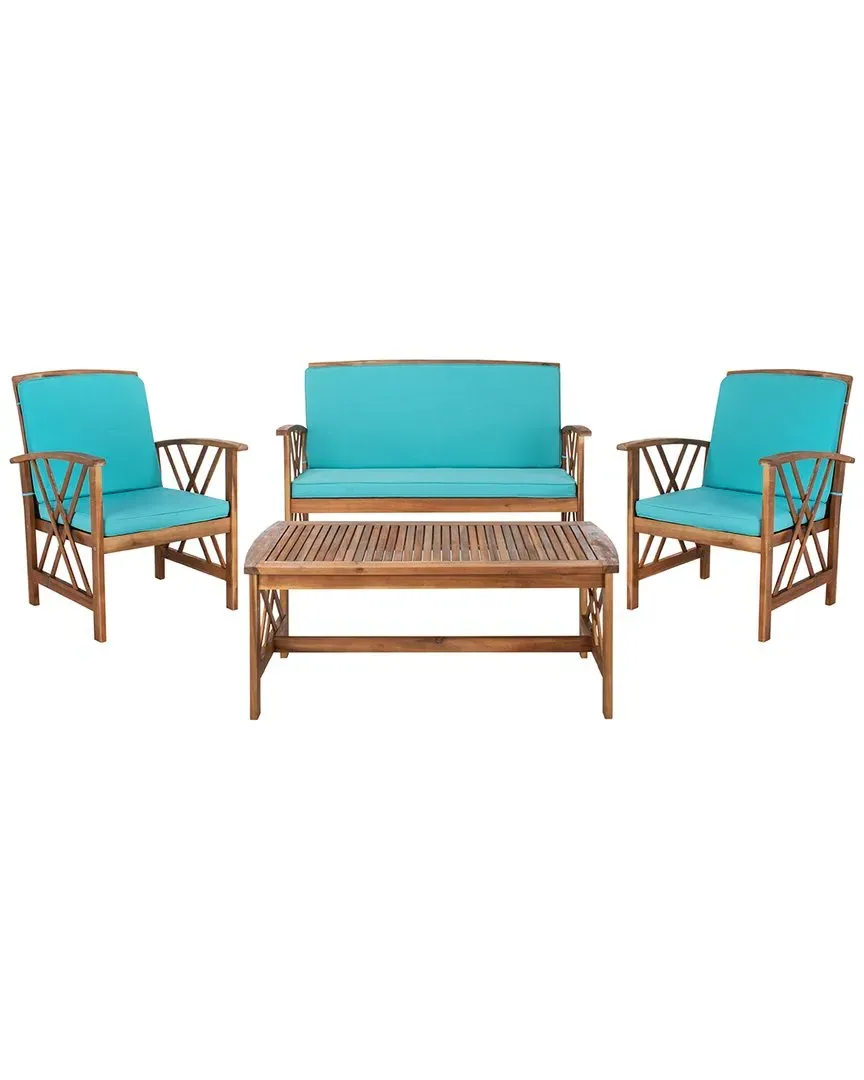Fontana 4-Piece Outdoor Set - Natural, Acacia