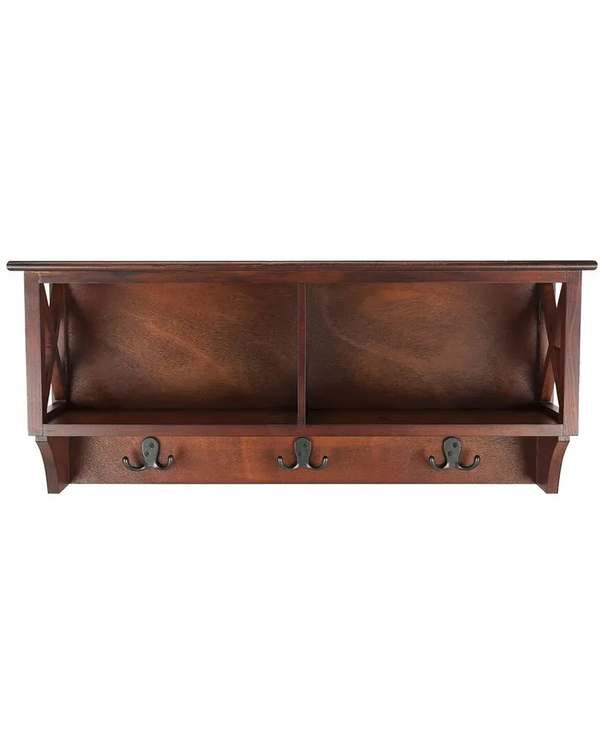 Freya Hanging Wall Rack - Cherry image