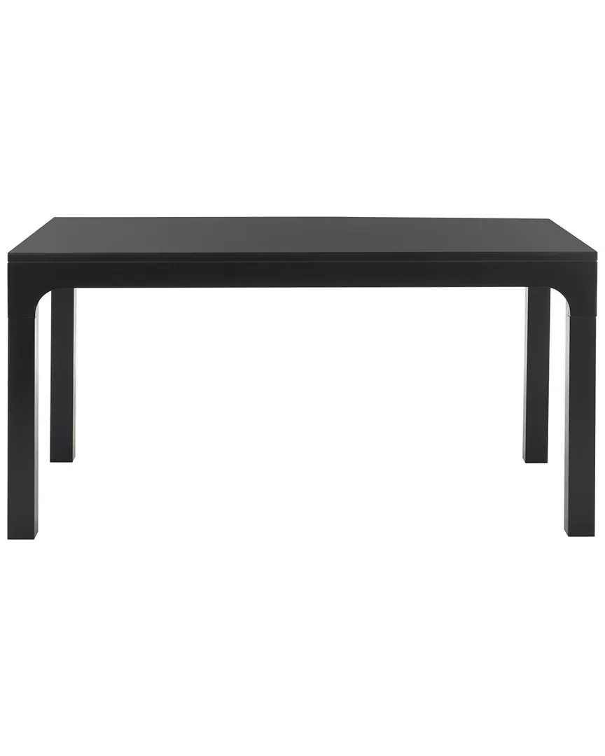 Gael Rectangle Dining Table - Black, Mahogany