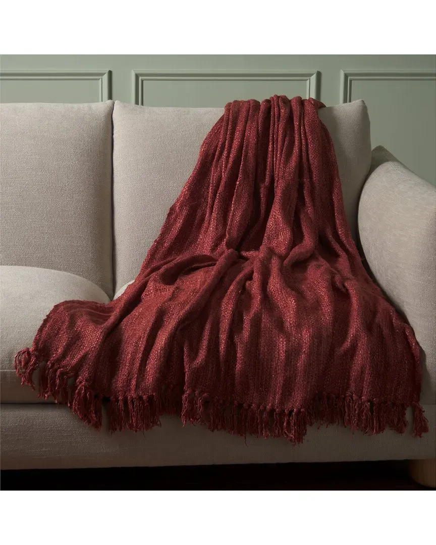 Gaia Throw - Brick Red, Cotton image