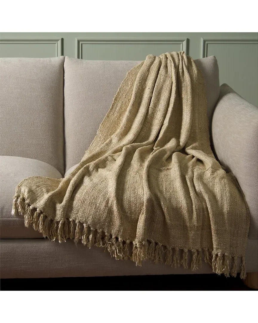 Gaia Throw - Light Natural, Cotton