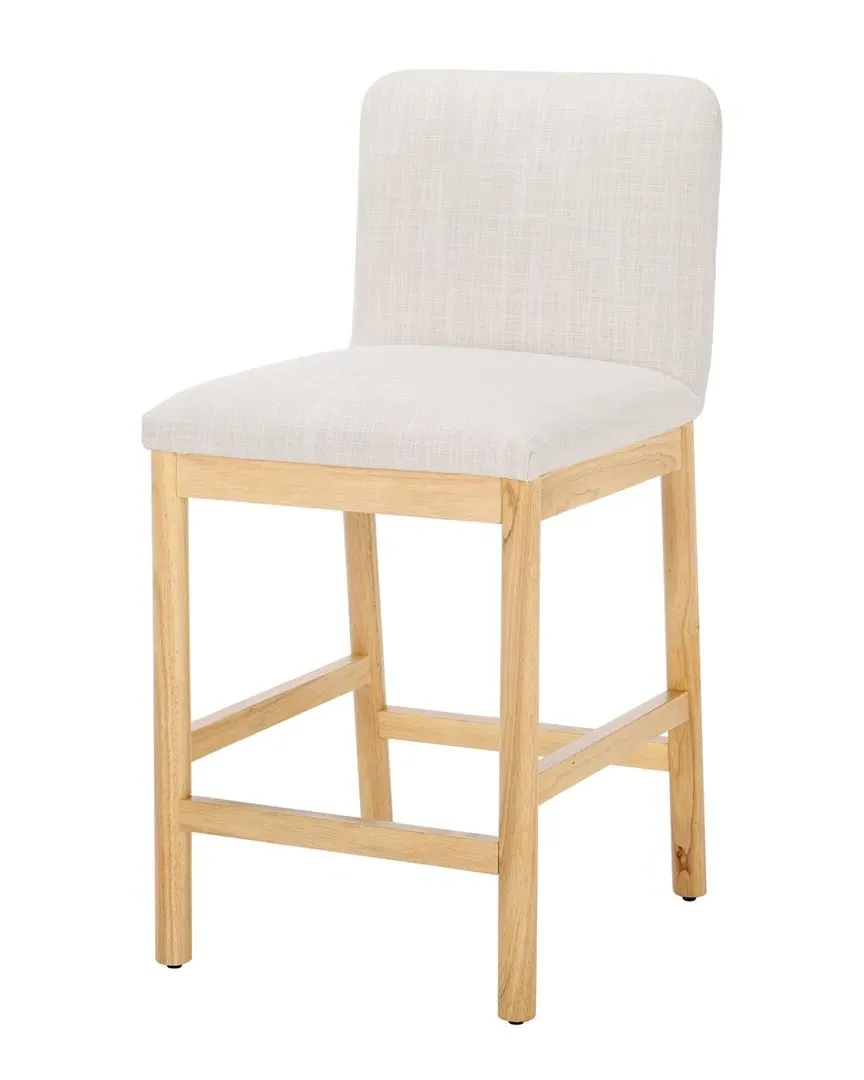 Gavril Counter Stool - Cream, Faux Leather