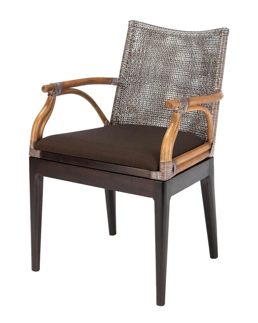 Gianni Arm Chair - Brown, Rattan