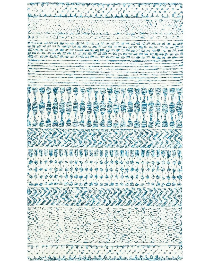 Glamour Hand-Tufted Rug - Navy, Wool-Blend