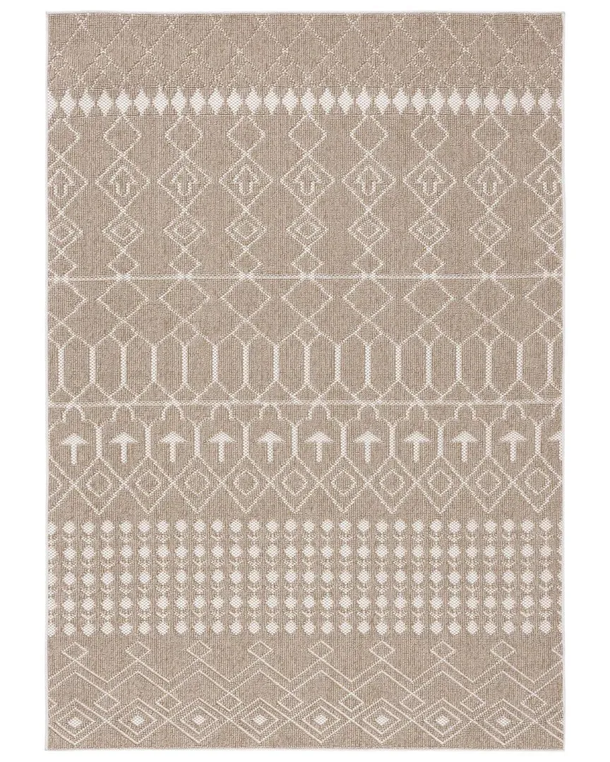 Global Power Loomed Rug - Beige, Polypropylene