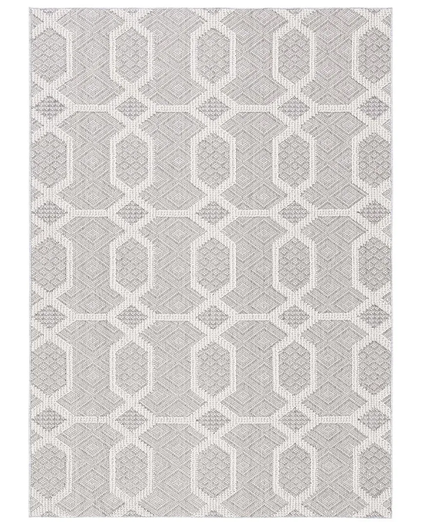 Global Power Loomed Rug - Grey, Polypropylene