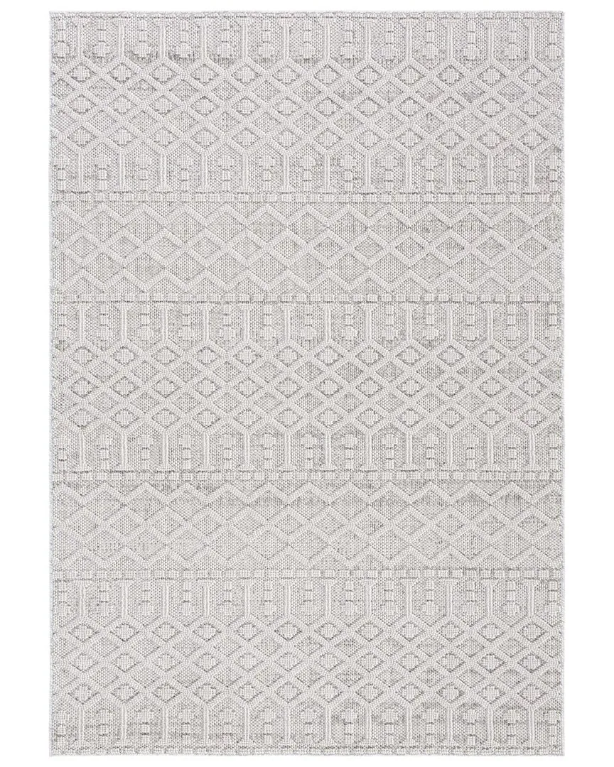 Global Power Loomed Rug - Grey, Polypropylene