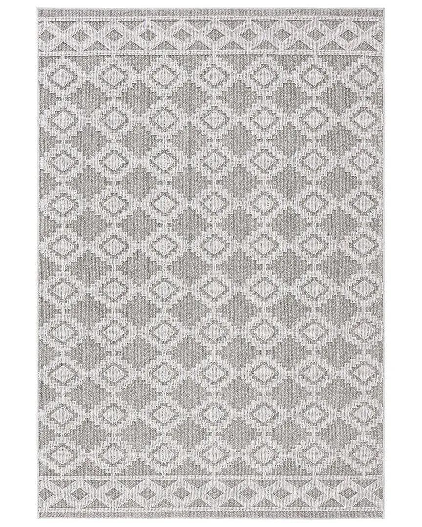 Global Power Loomed Rug - Grey, Polypropylene