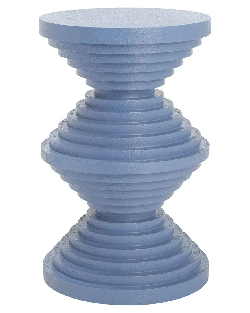 Glynn Accent Table - Blue, Wood