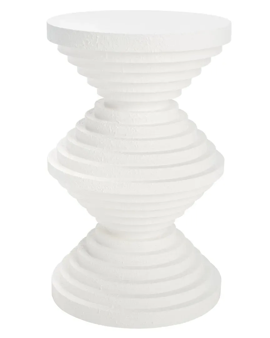 Glynn Accent Table - White, Wood