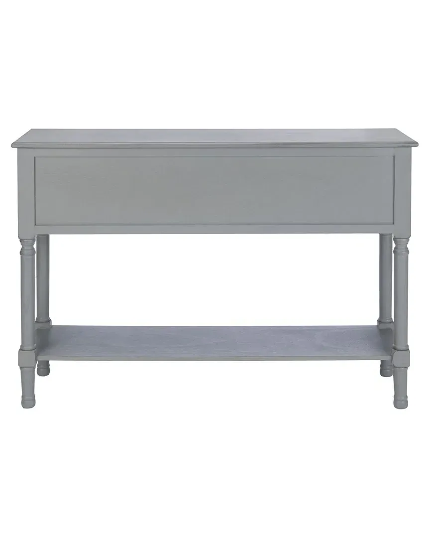 Haines 4-Drawer Console Table - Grey, Pine