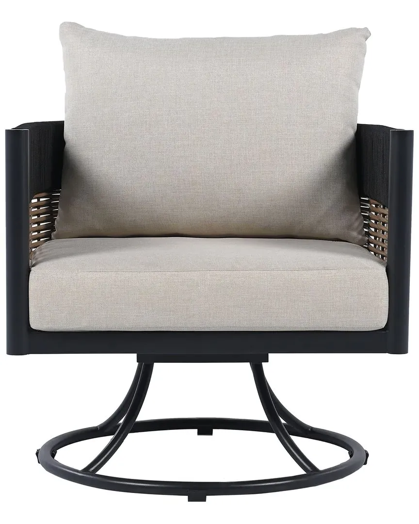 Harrison Swivel Chair - Black, Metal image