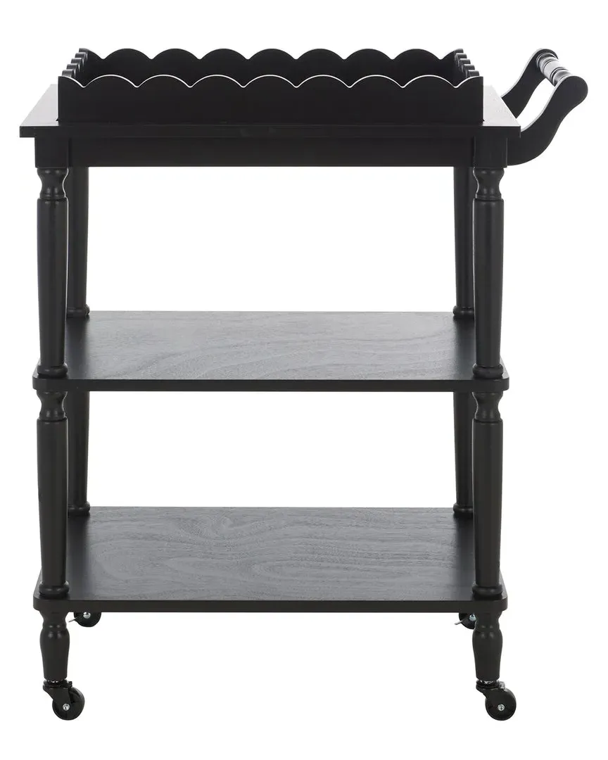 Haven 3-Tier Dining Cart - Black, Wood image