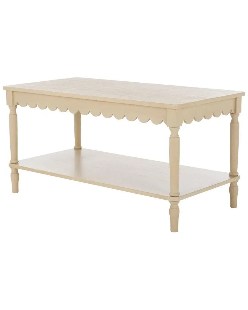 Haven Coffee Table with Shelf - Natural, Wood