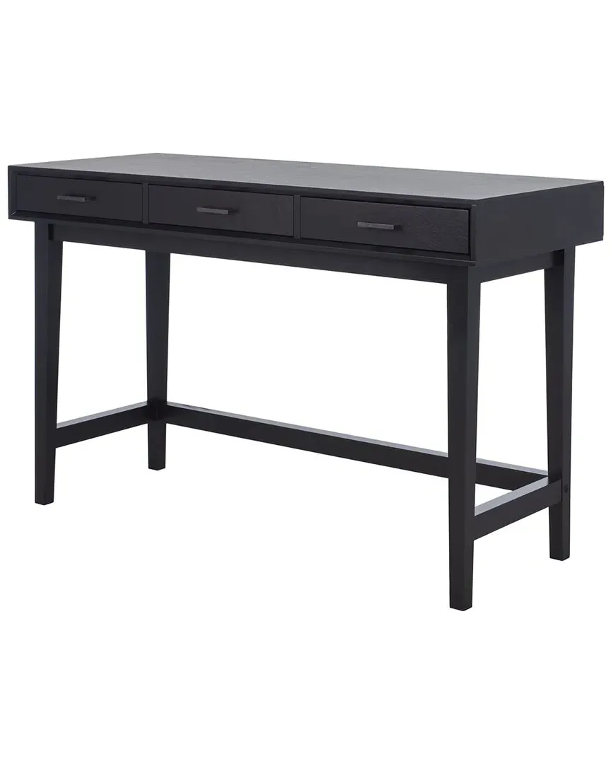 Hawthorn 3-Drawer Desk - Black image