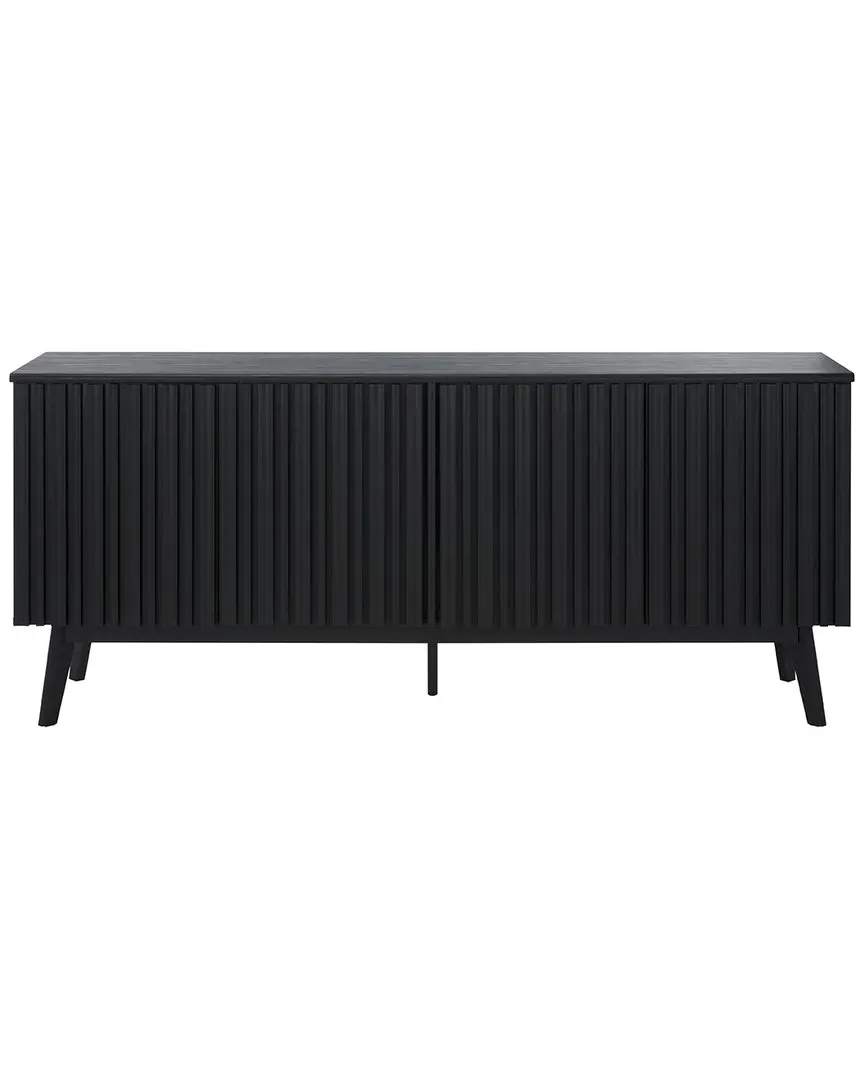 Helena Large 4-Door Media Stand - Black image