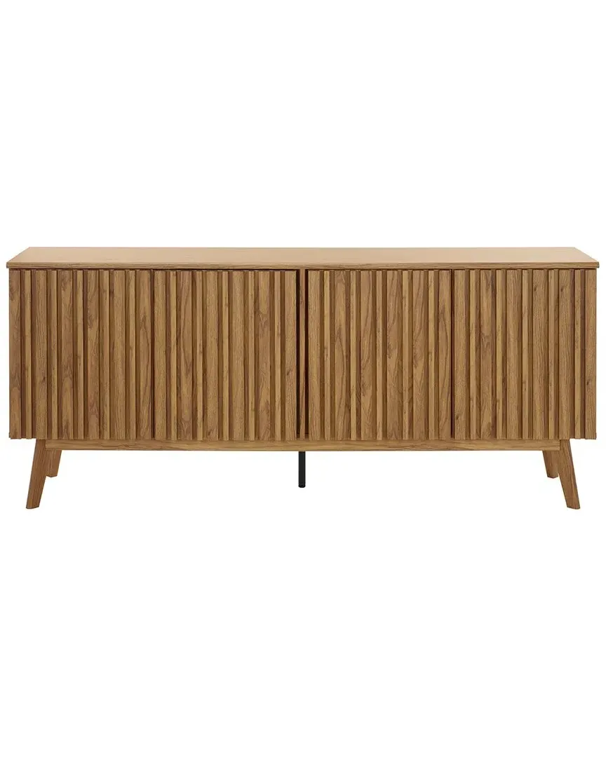 Helena Large 4-Door Media Stand - Oak