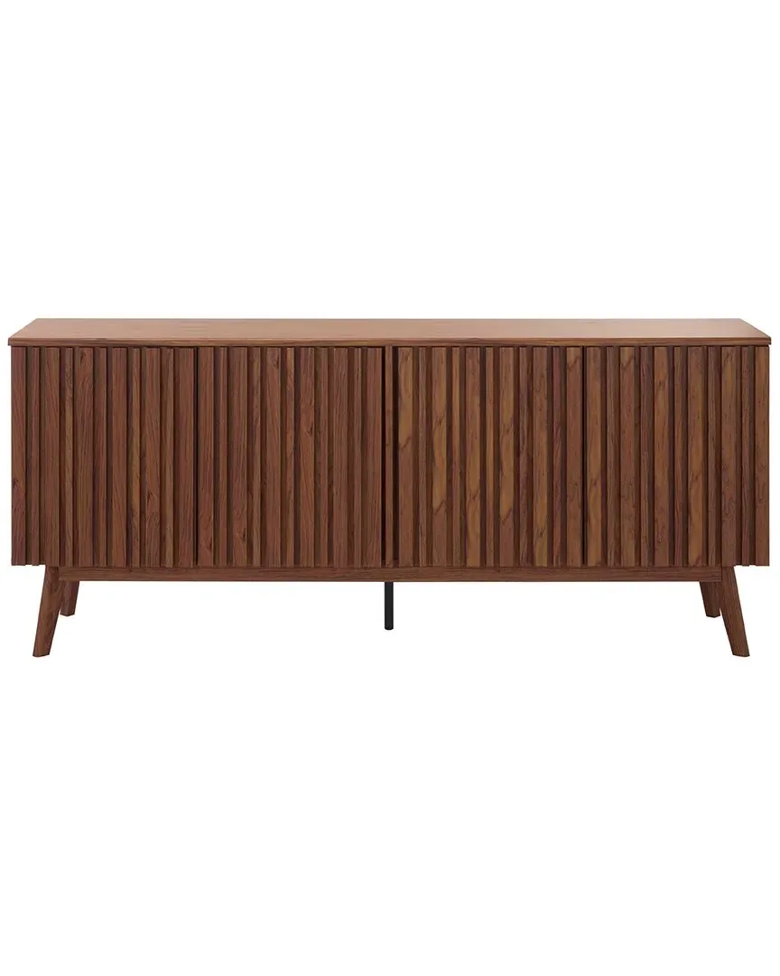 Helena Large 4-Door Media Stand - Walnut