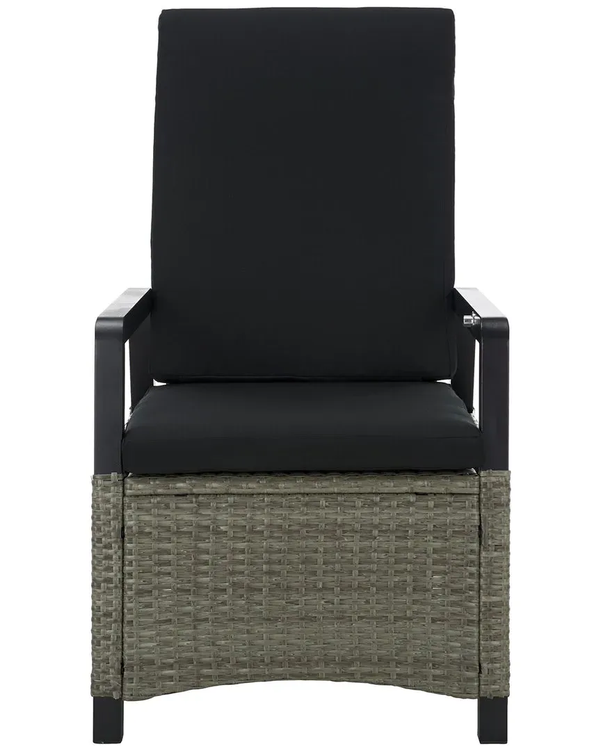 Herman Recliner Chair - Grey Brown, PE Wicker image
