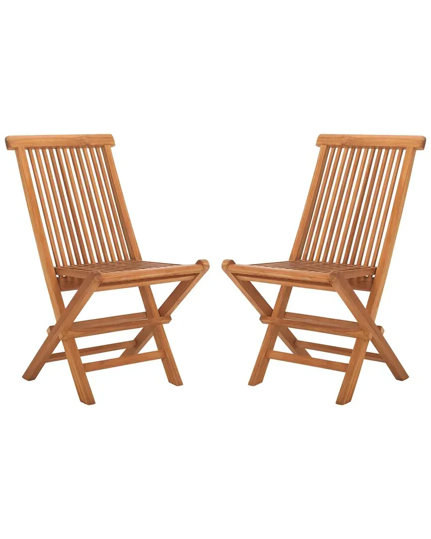Holly Folding Chair - Natural, Teak image