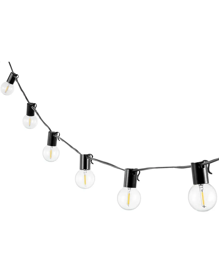 Huron LED Outdoor String Lights - Black